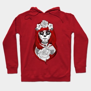 Art et Be - Santa Muerte Red Hoodie